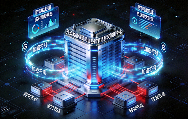 金融级链路加密和节点容灾防御中心