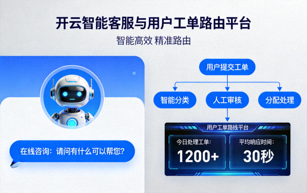 智能客服与用户工单路由平台
